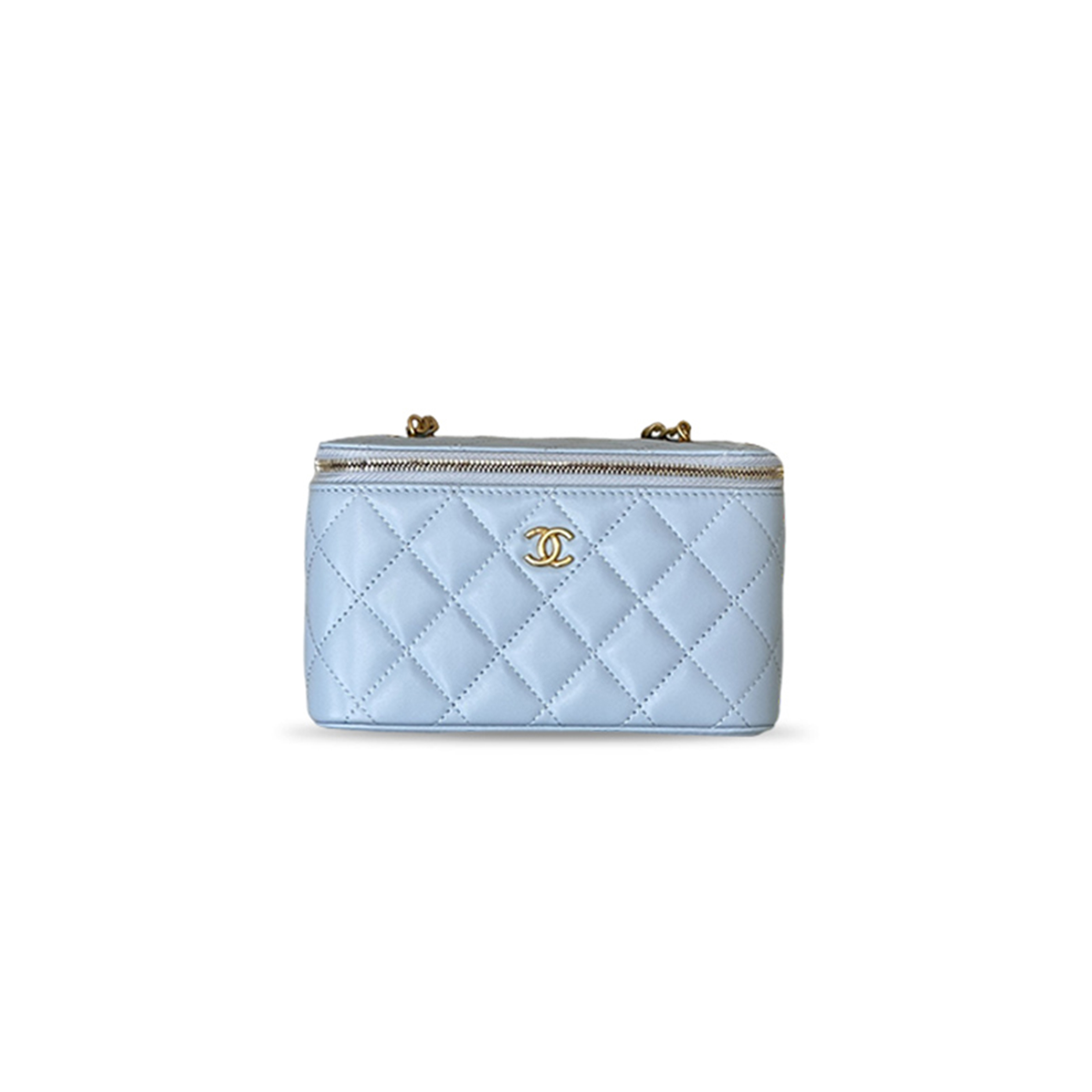 CHANEL PEARL CRUSH SMALL VANITY CASE WITH CHAIN AP2303 (17*9.5*8cm)